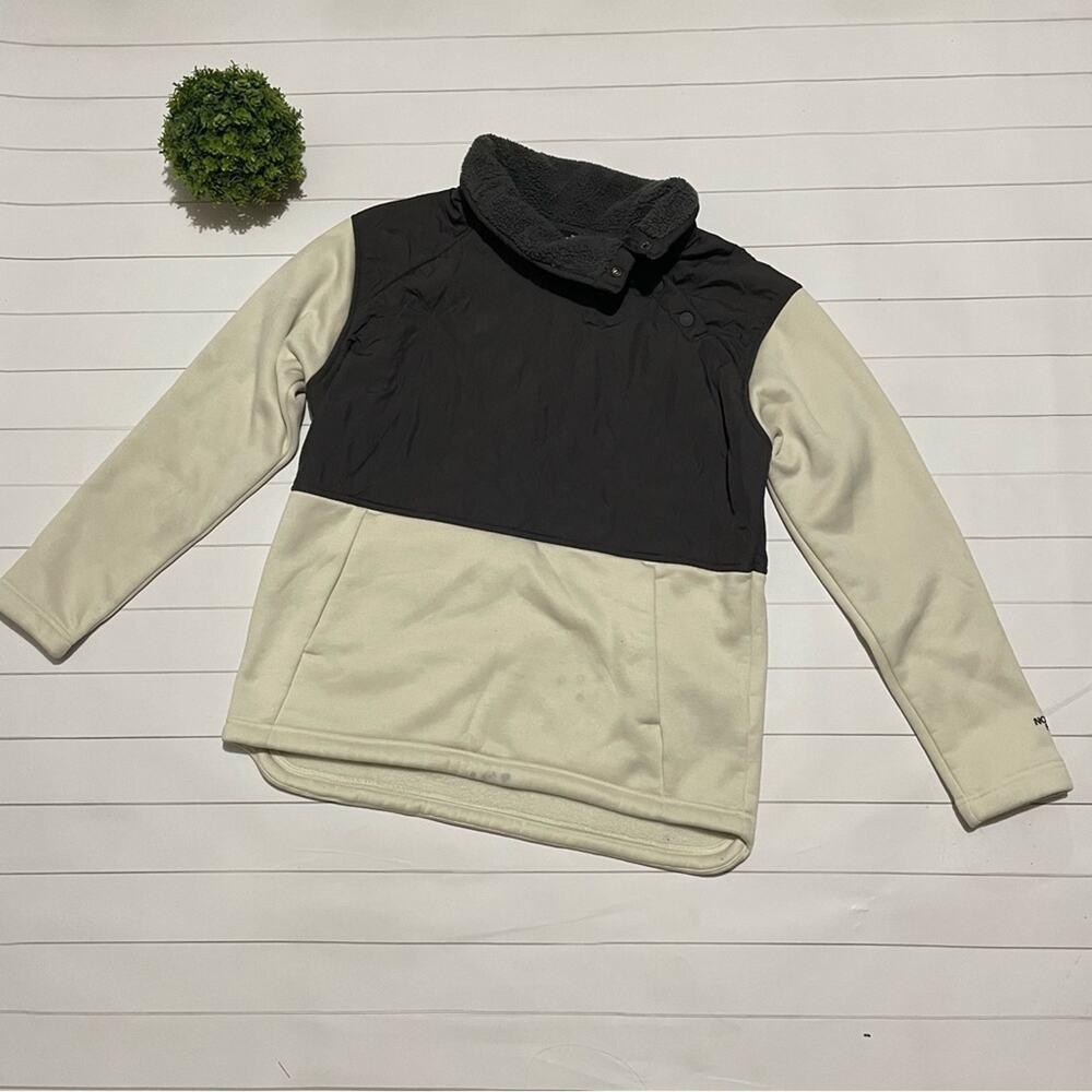 The North Face White Cream Gray Pullover Jacket Women’s Size Medium